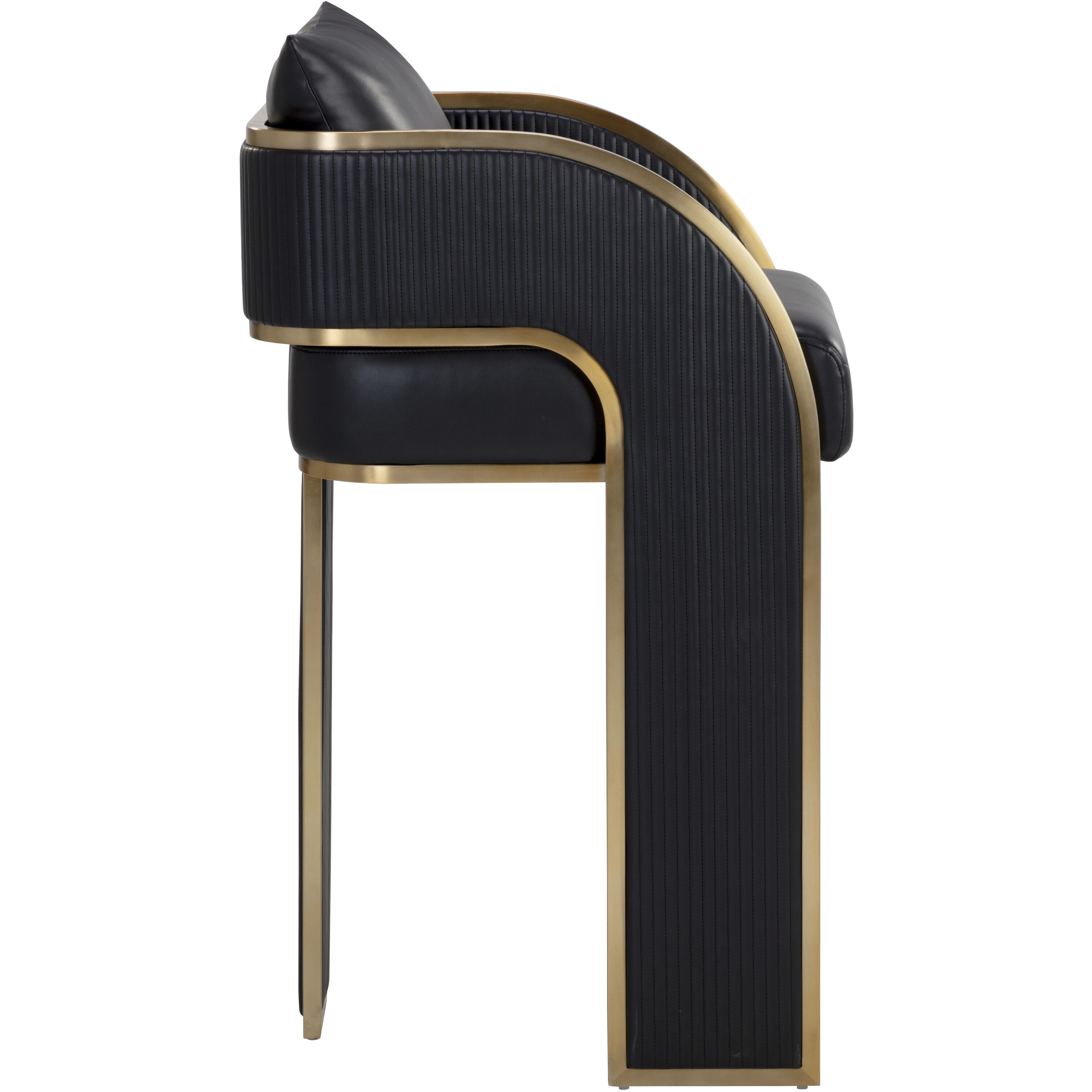 Baz 41.25 inch Napa Black Barstool